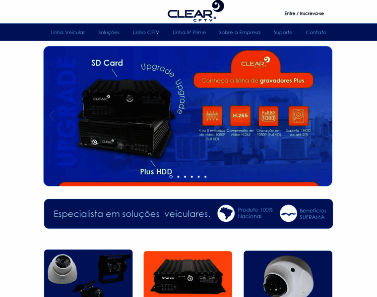 Clearcftv.com.br thumbnail