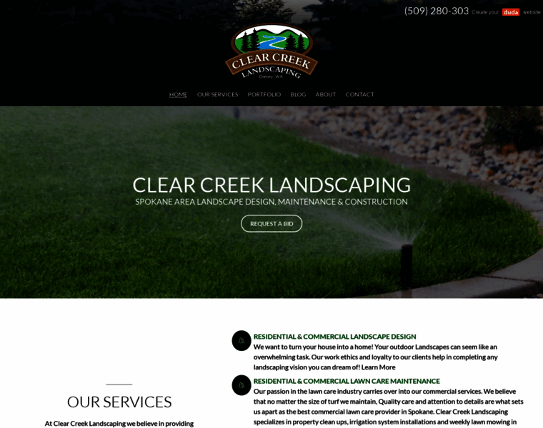 Clearcreeklandscaping.com thumbnail