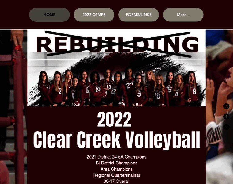 Clearcreekvolleyball.org thumbnail
