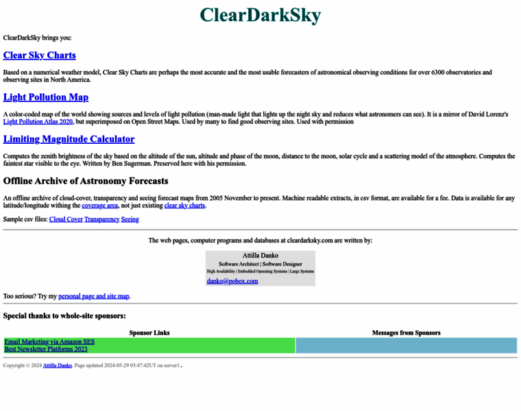 Cleardarksky.com thumbnail
