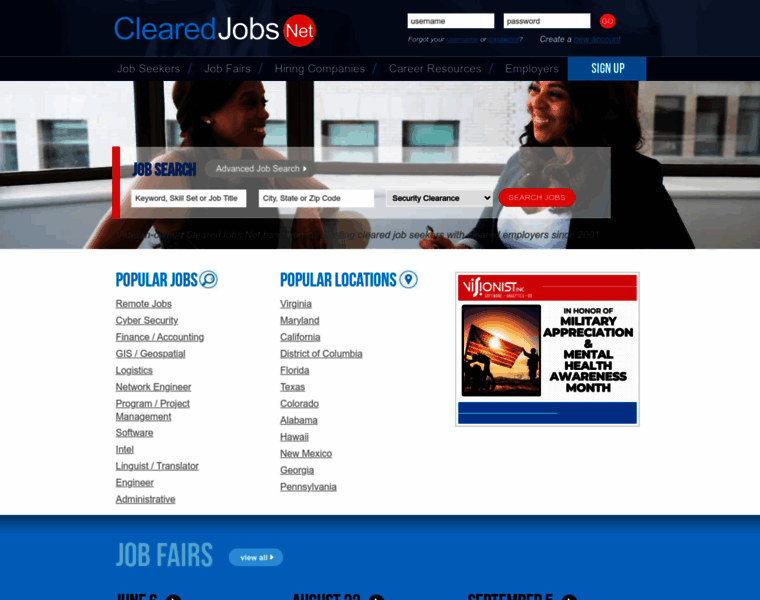 Clearedjobs.net thumbnail