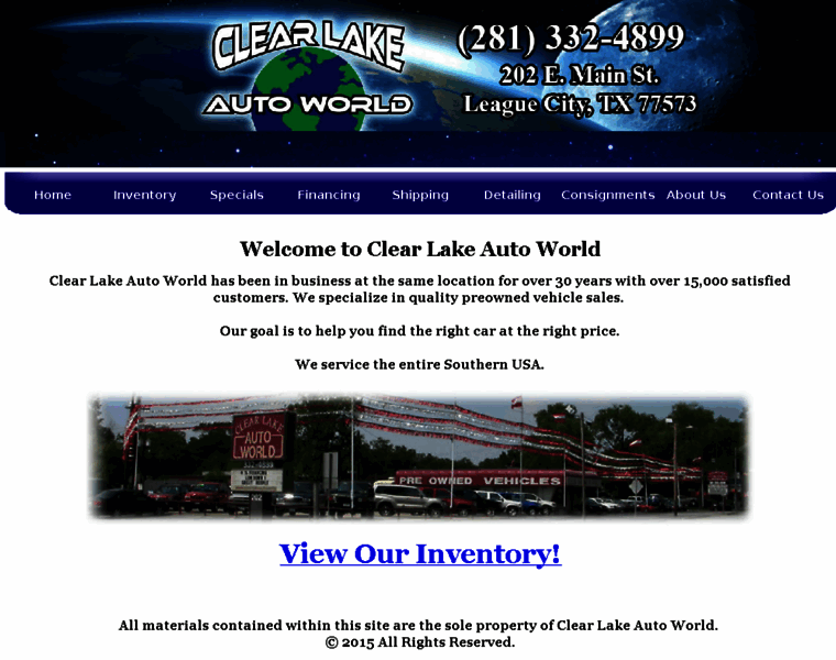 Clearlakeautoworld.com thumbnail