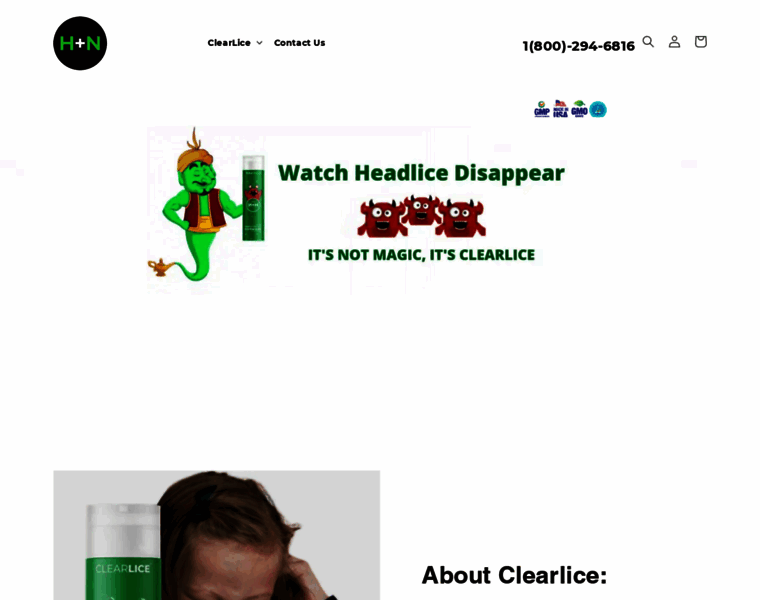 Clearlice.com thumbnail