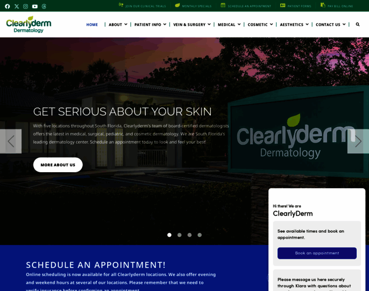 Clearlydermllc.com thumbnail