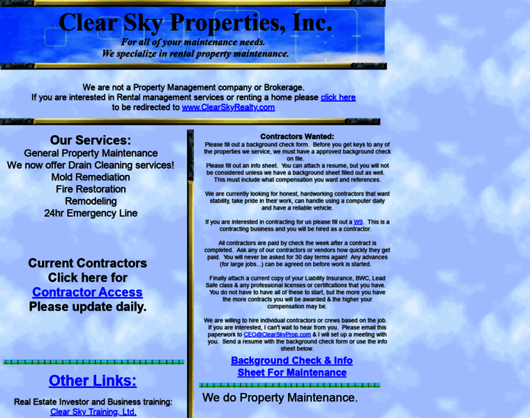 Clearskyprop.com thumbnail