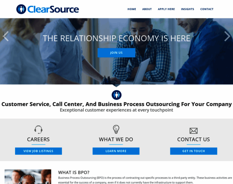 Clearsourcebpo.com thumbnail