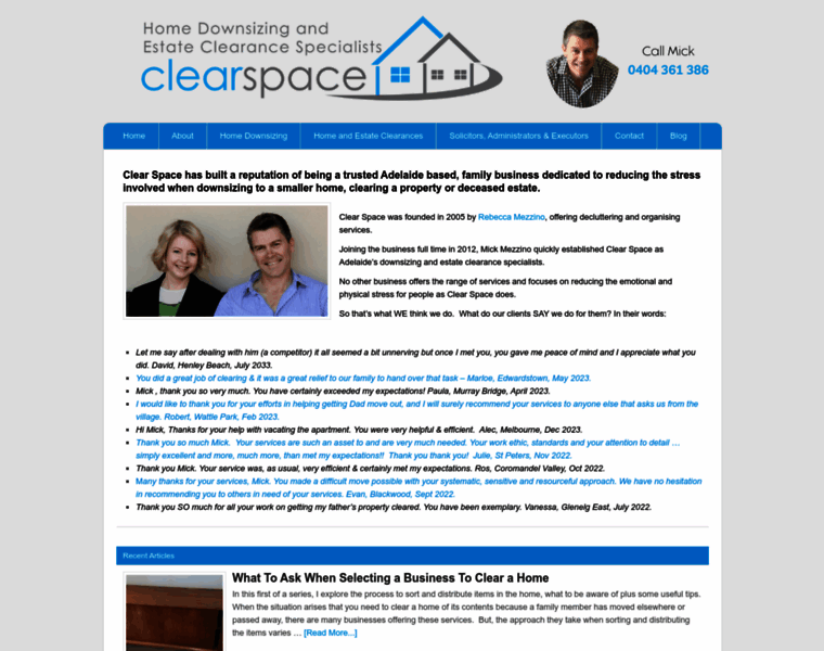 Clearspace.net.au thumbnail