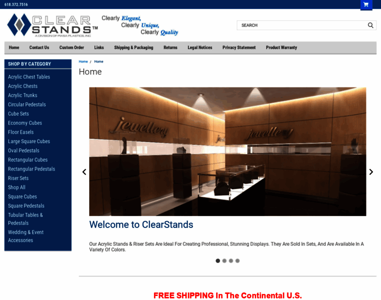 Clearstands.com thumbnail