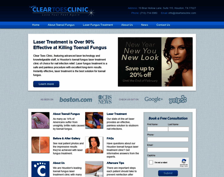 Cleartoesclinic.com thumbnail