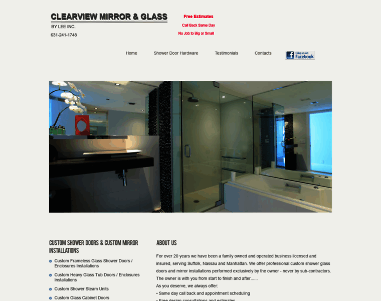 Clearviewmirrorglass.com thumbnail