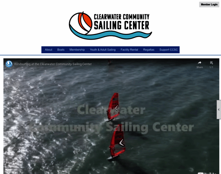 Clearwatercommunitysailing.org thumbnail