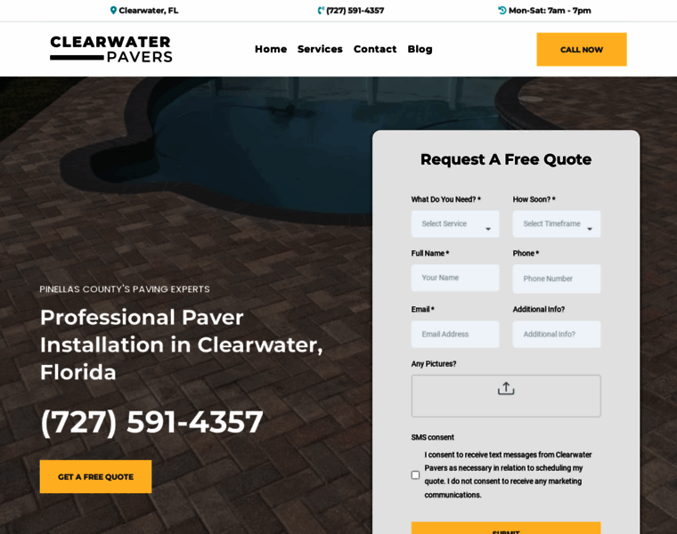 Clearwaterpavers.com thumbnail