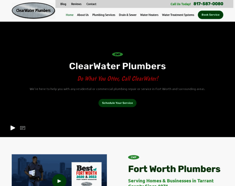 Clearwaterplumber.com thumbnail