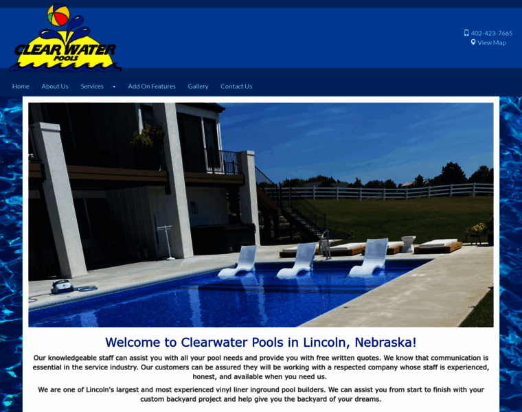 Clearwaterpoolslincoln.com thumbnail