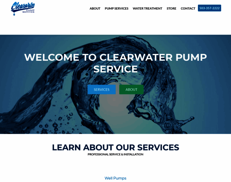 Clearwaterpumpservices.com thumbnail
