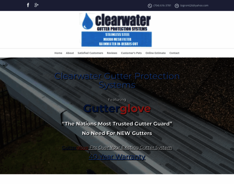 Clearwaterraingutters.com thumbnail