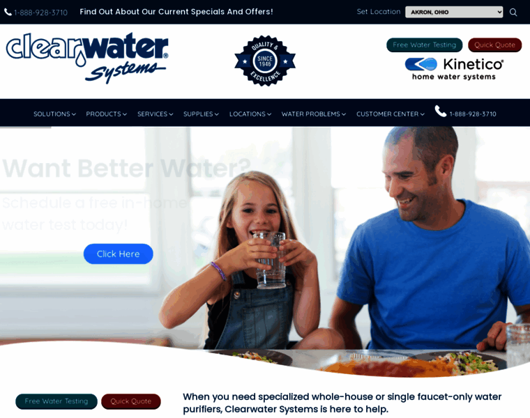 Clearwatersystems.com thumbnail