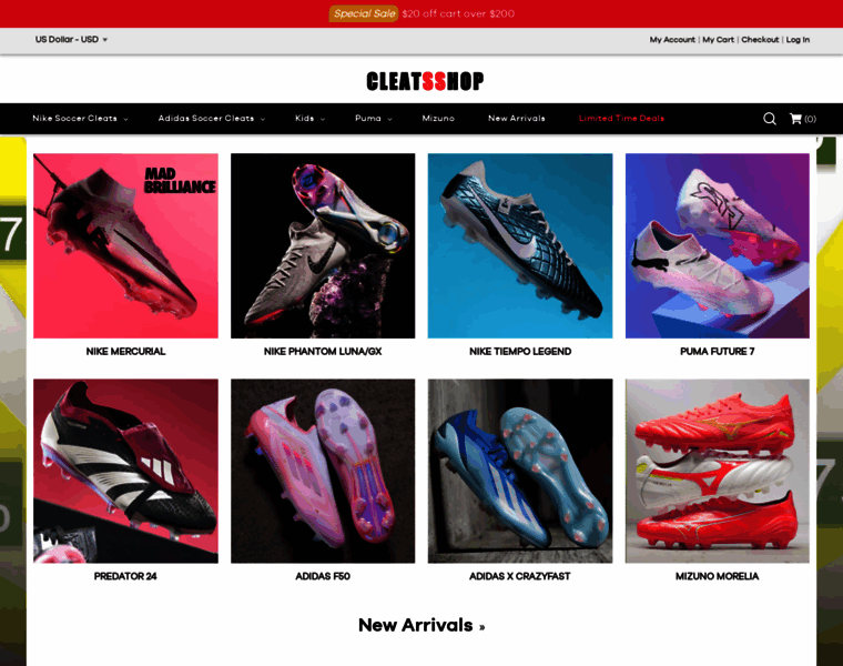 Cleatsshop.com thumbnail Cleatsshop.com thumbnail