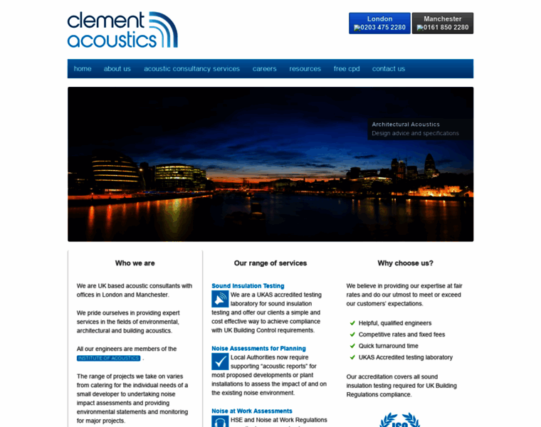 Clementacoustics.co.uk thumbnail