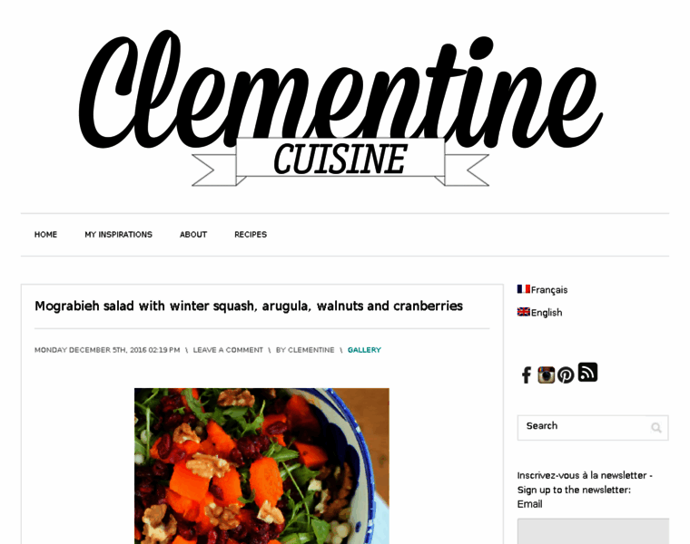 Clementinecuisine.net thumbnail