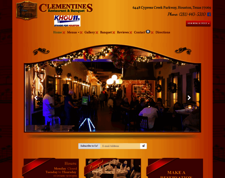 Clementinesrestaurant.com thumbnail