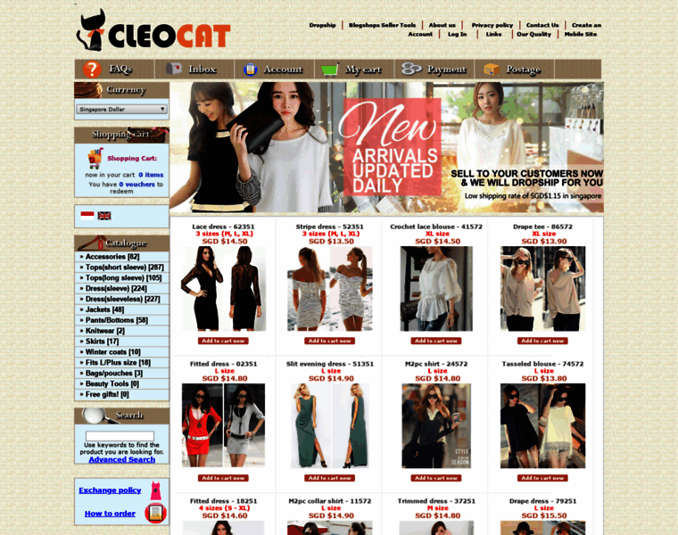 Cleocat-fashion.com thumbnail