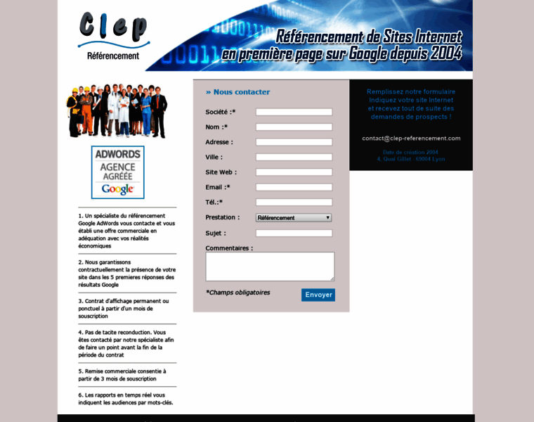 Clep-referencement.com thumbnail