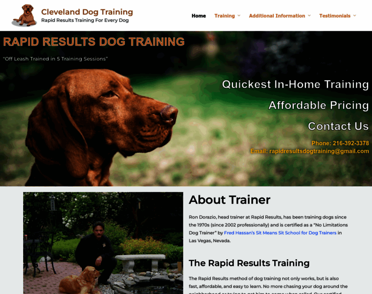 Clevelanddogtraining.com thumbnail