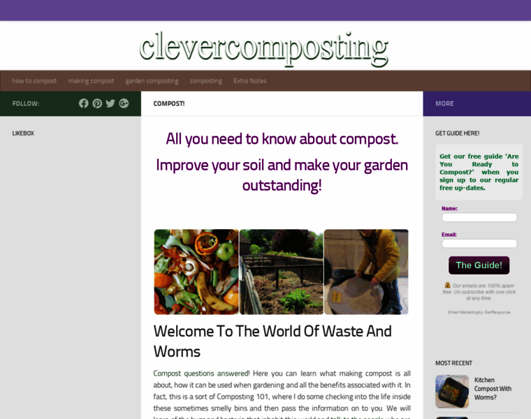 Clevercomposting.com thumbnail