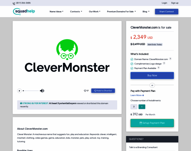 Clevermonster.com thumbnail