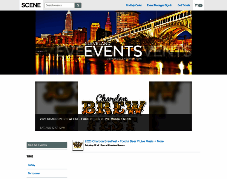 Clevescenetickets.com thumbnail