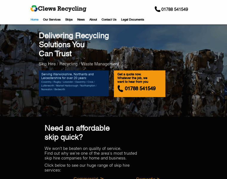 Clewsrecycling.co.uk thumbnail