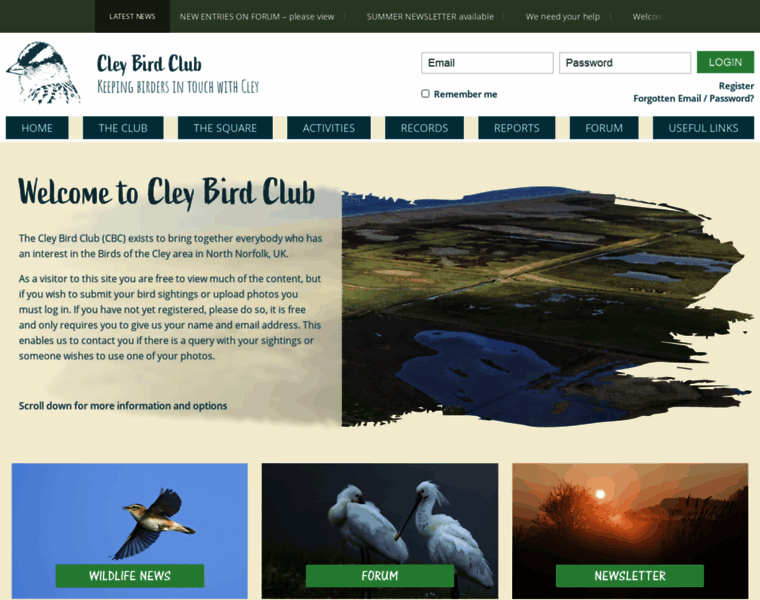 Cleybirdclub.org.uk thumbnail