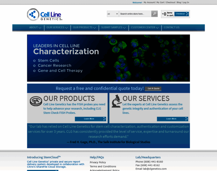 Clgenetics.com thumbnail