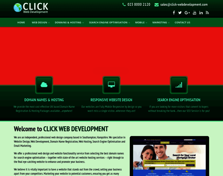 Click-webdevelopment.com thumbnail