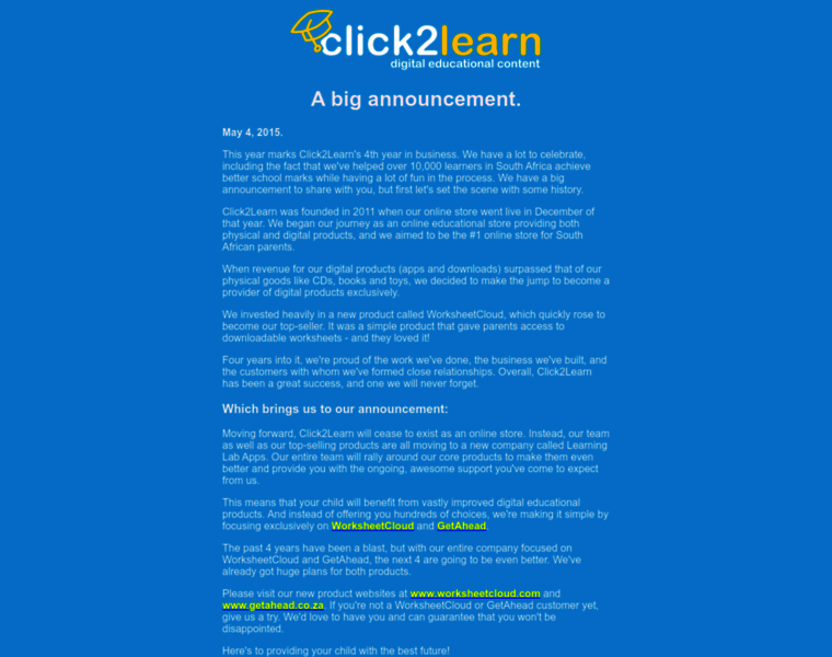 Click2learn.co.za thumbnail
