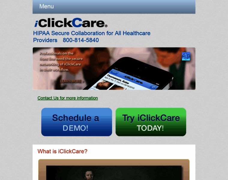 Clickcare.com thumbnail