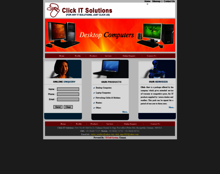 Clickitsolutions.co.in thumbnail