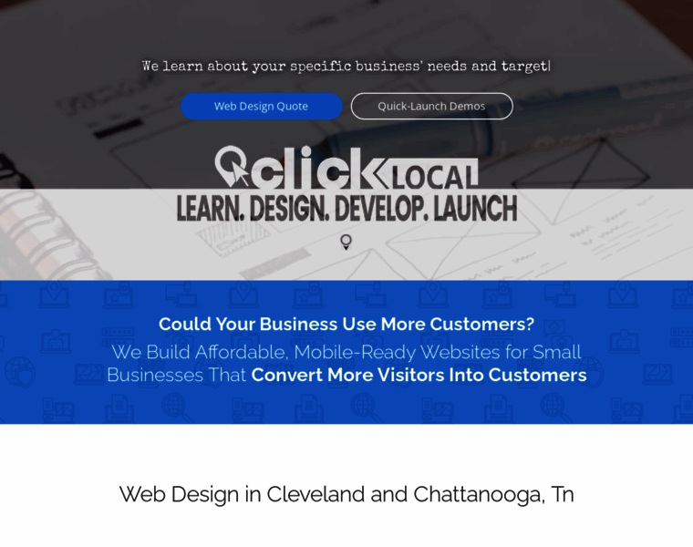 Clicklocalwebdesign.com thumbnail