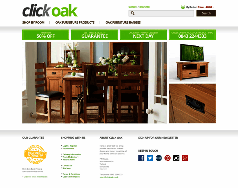 Clickoak.co.uk thumbnail