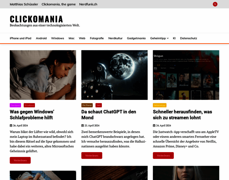 Clickomania.ch thumbnail