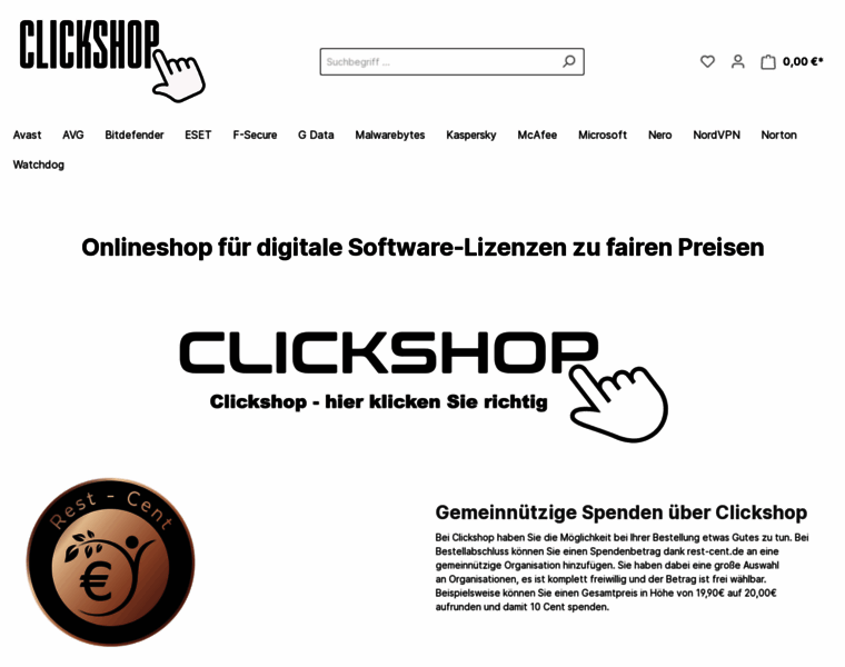 Clickshop-software.de thumbnail