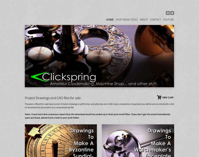 Clickspringprojects.com thumbnail