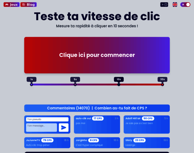 Clicktestcps.fr thumbnail