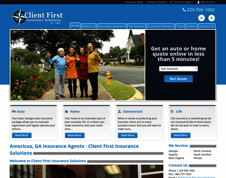 Client-first-insurance.com thumbnail
