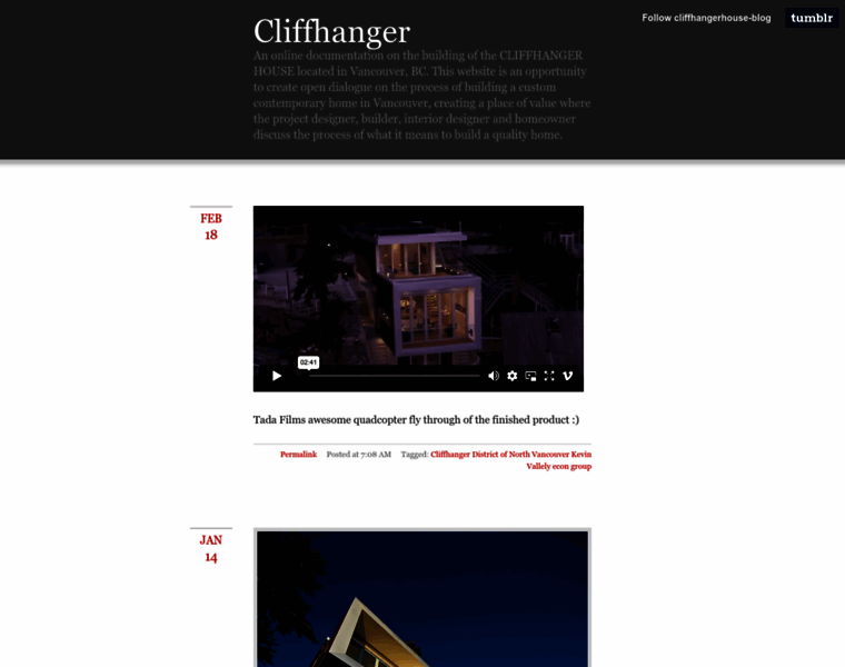 Cliffhangerhouse.com thumbnail