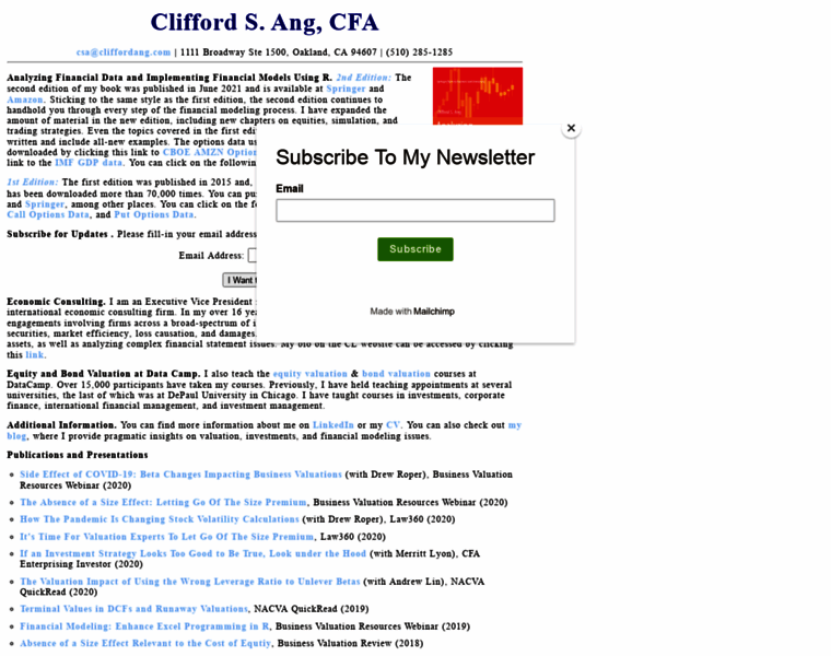 Cliffordang.com thumbnail