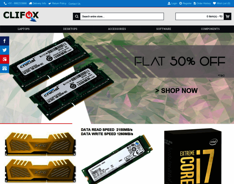 Clifox.com thumbnail