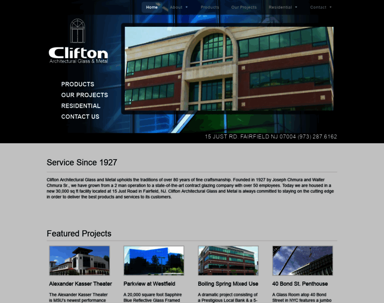 Cliftonglass.com thumbnail
