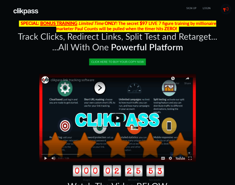Clikpass.com thumbnail
